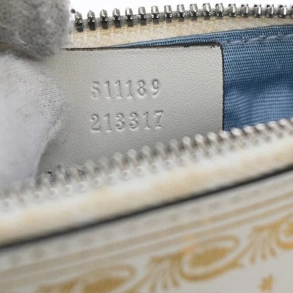 GUCCI GUCCY SEGA Print Leather Mini Shoulder Bag White Italy SHW 73CA310 - Picture 15 of 16